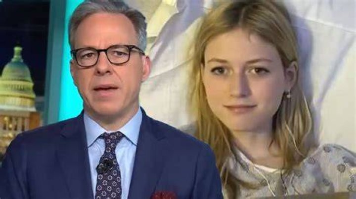 Jake Tapper and his daughter Alice Paul Tapper on The Ellen Show.