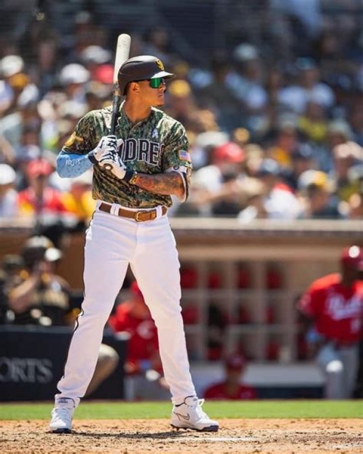 Manny Holding His Bat (Source: Biography Mask)