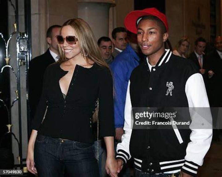 Mariah and Pharrell in the Say Something video