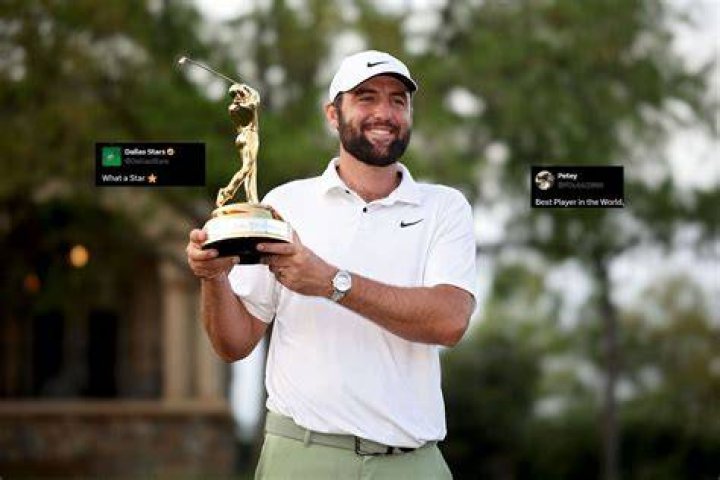 Scottie Scheffler attained the first position in the Official World Golf Ranking in March 2022